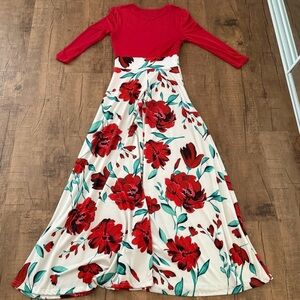 Floral Maxi Dress Size Small